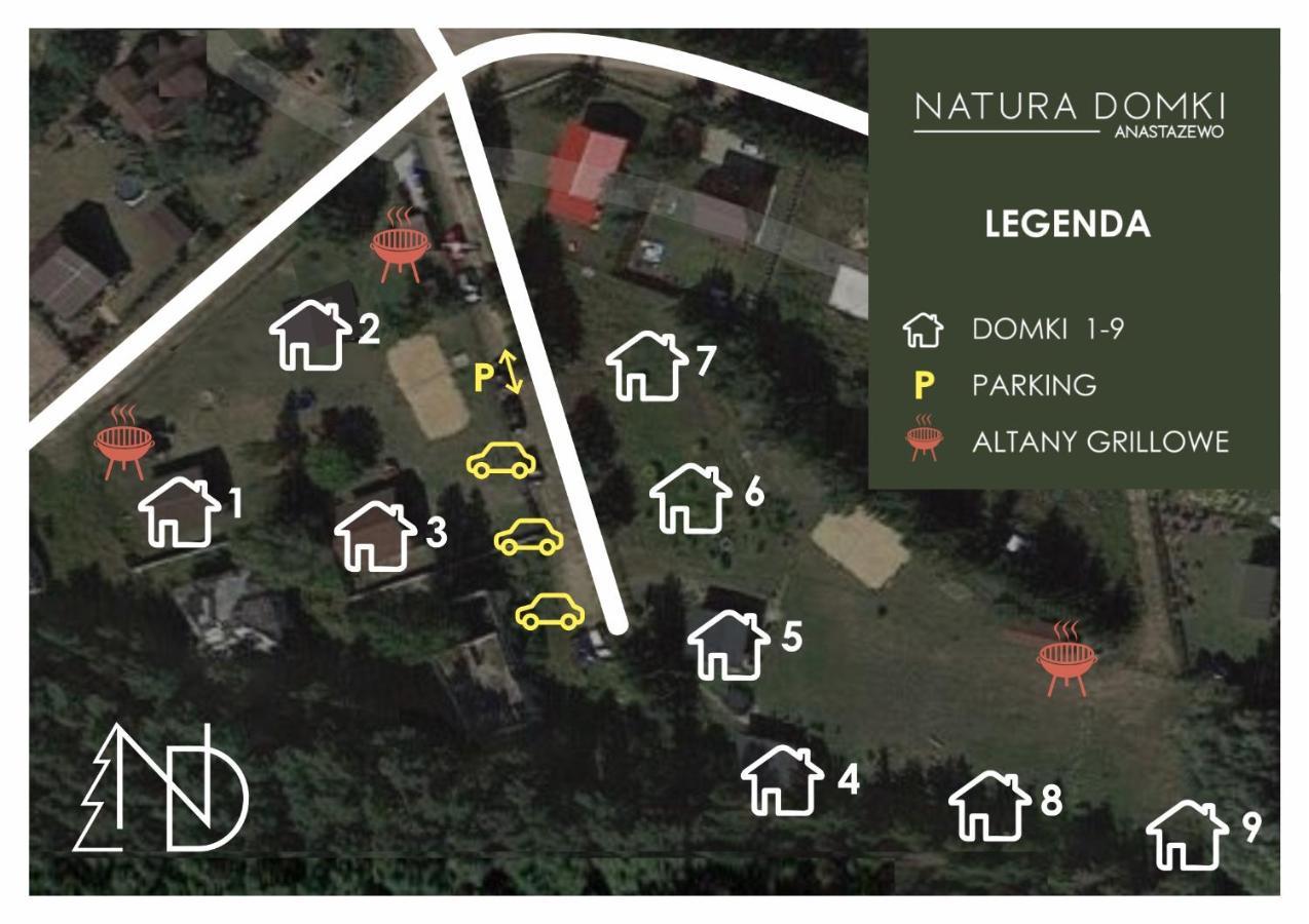 Natura Domki Anastazewo Kültér fotó